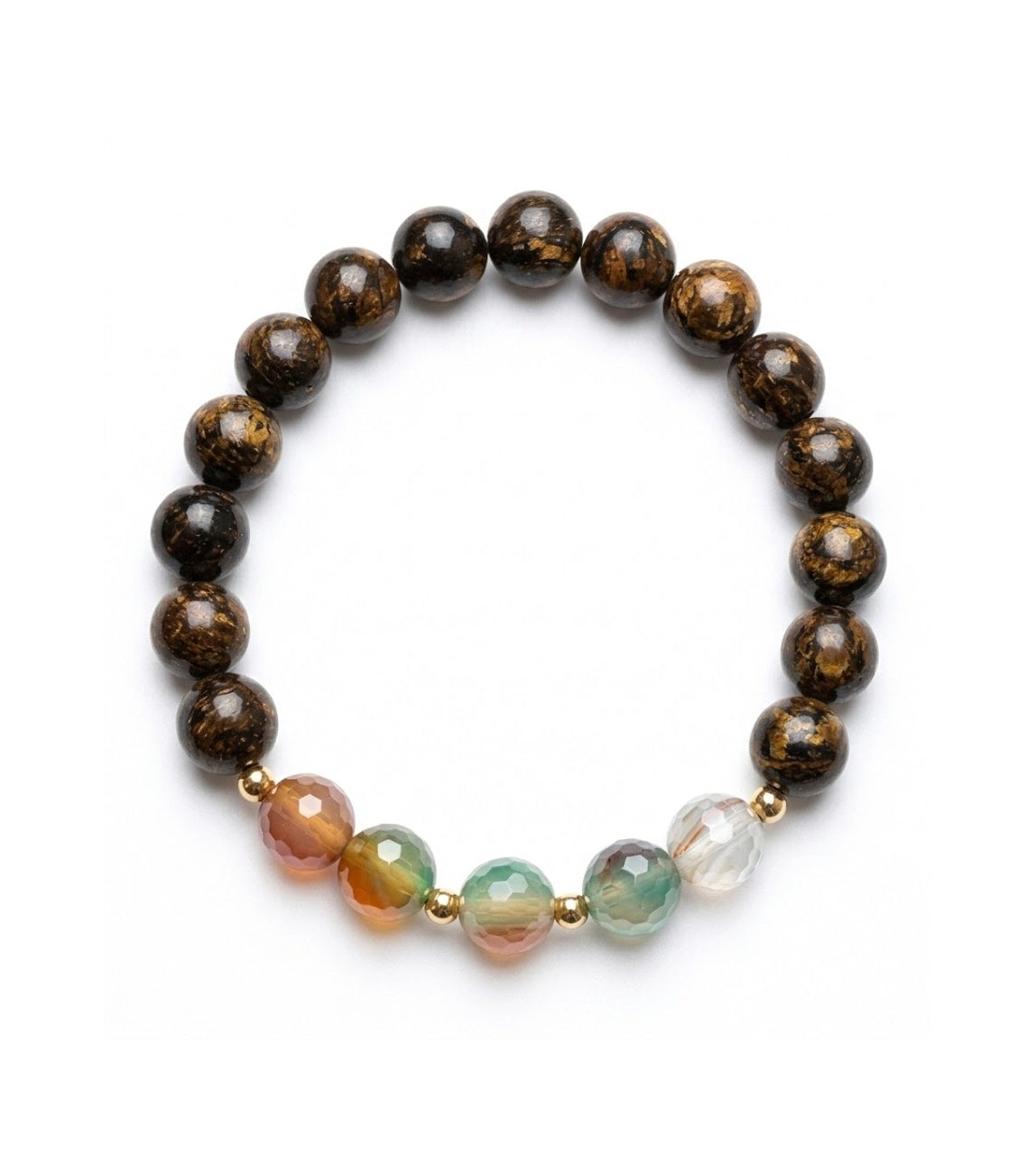 Dee Berkley® Rainforest Agate Bronzite Bracelet