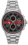 Citizen® Thin Red Line Chronograph Men's Watch