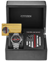 Citizen® Thin Red Line Chronograph Men's Watch