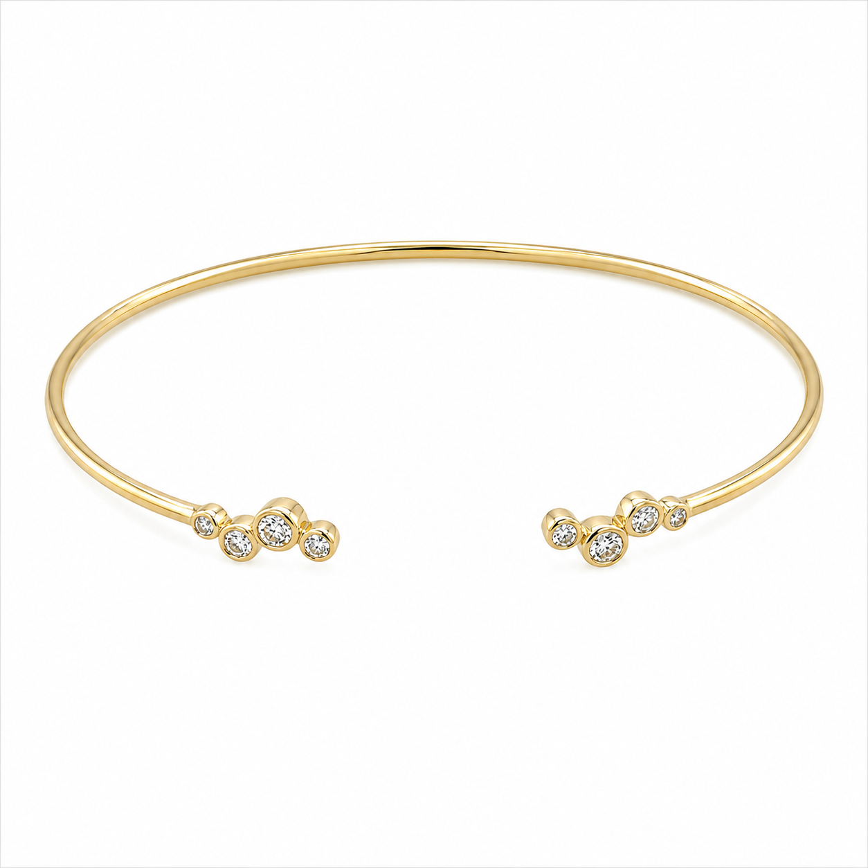 Bubble Diamond Flex Bracelet