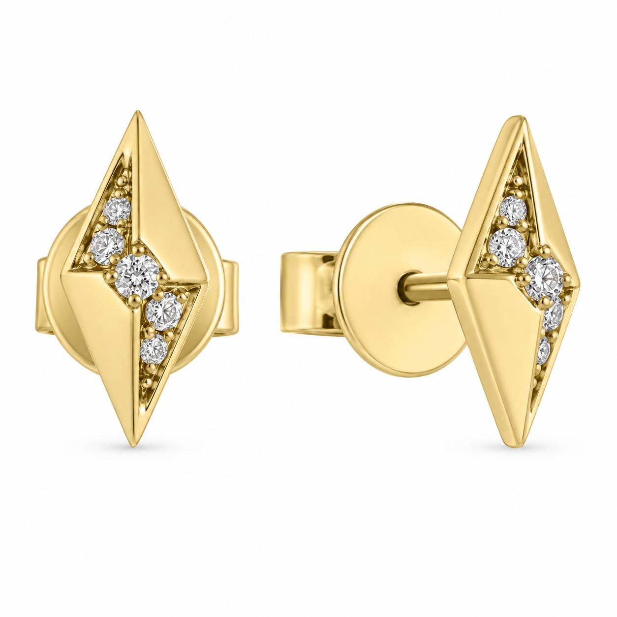Apex Diamond Stud Earrings