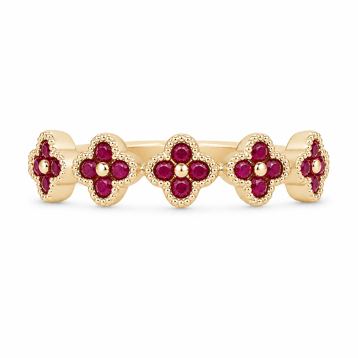 Ruby Floret Ring