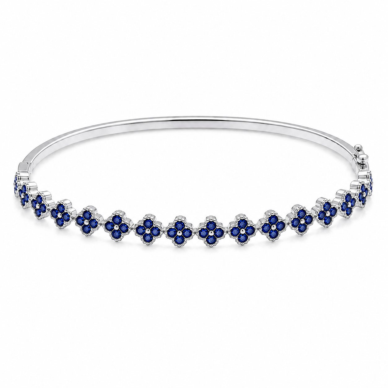 Sapphire Floret Bangle