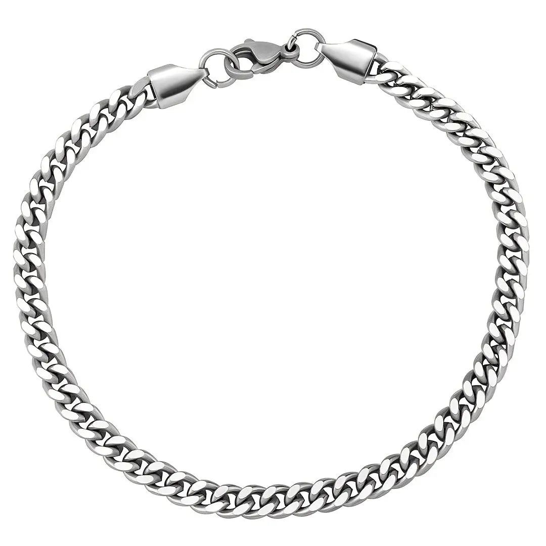 Sterling Apex Cuban Bracelet
