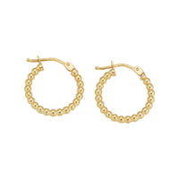 Beadline Mini Hoop Earrings