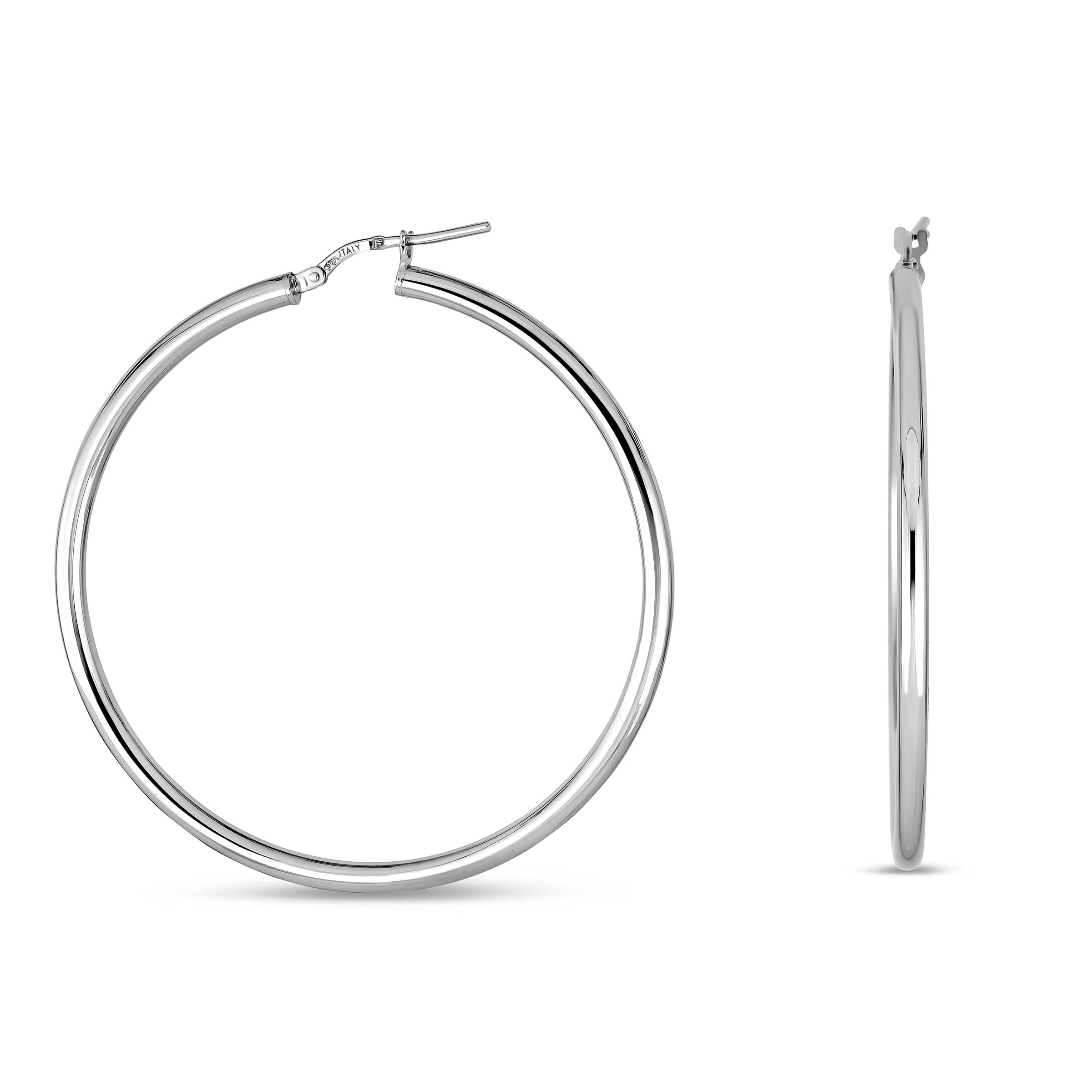 Luminous Loop Hoop Earrings