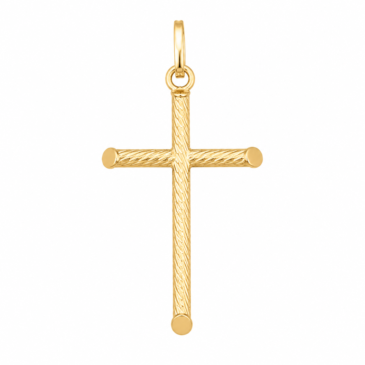 Faithmark Diamond-Cut Cross Charm