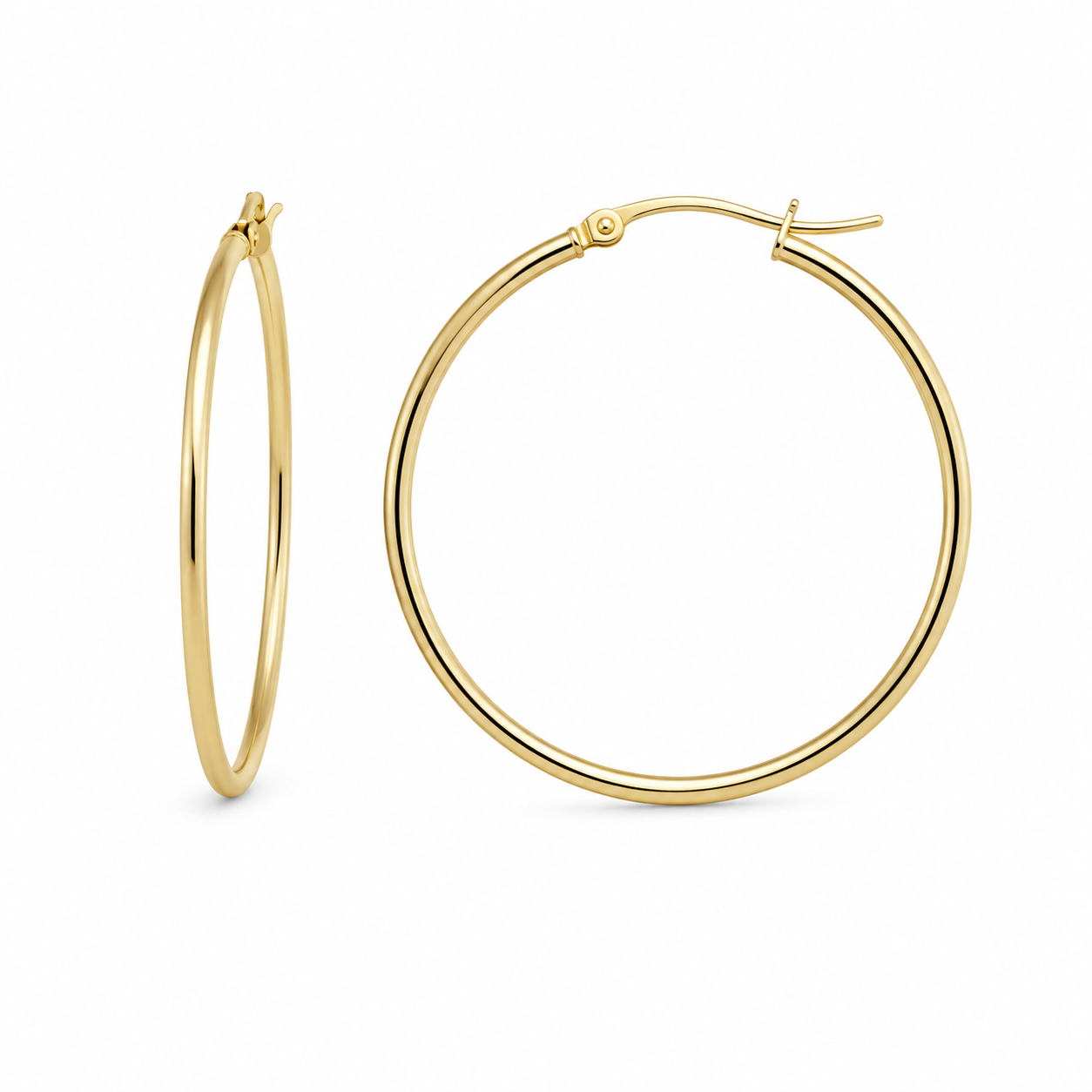 Everyday Domed Hoop Earrings