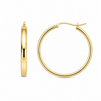 Everyday Domed Hoop Earrings
