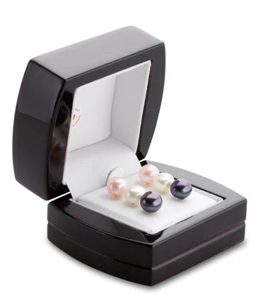 Freshwater Pearl Stud Trio Set