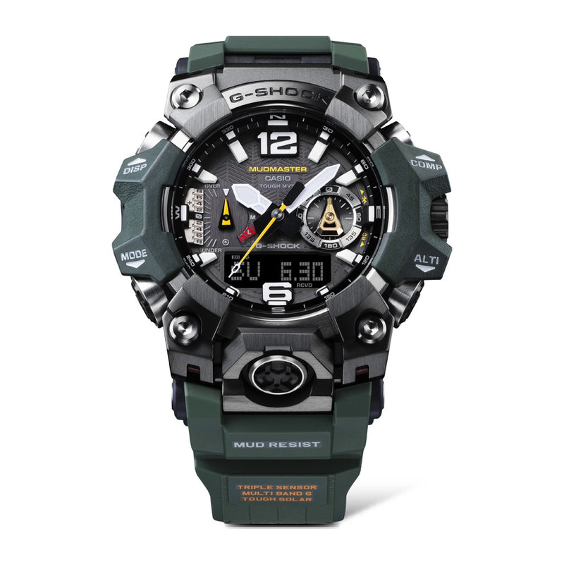 Casio G-Shock Mudmaster watch on a white background