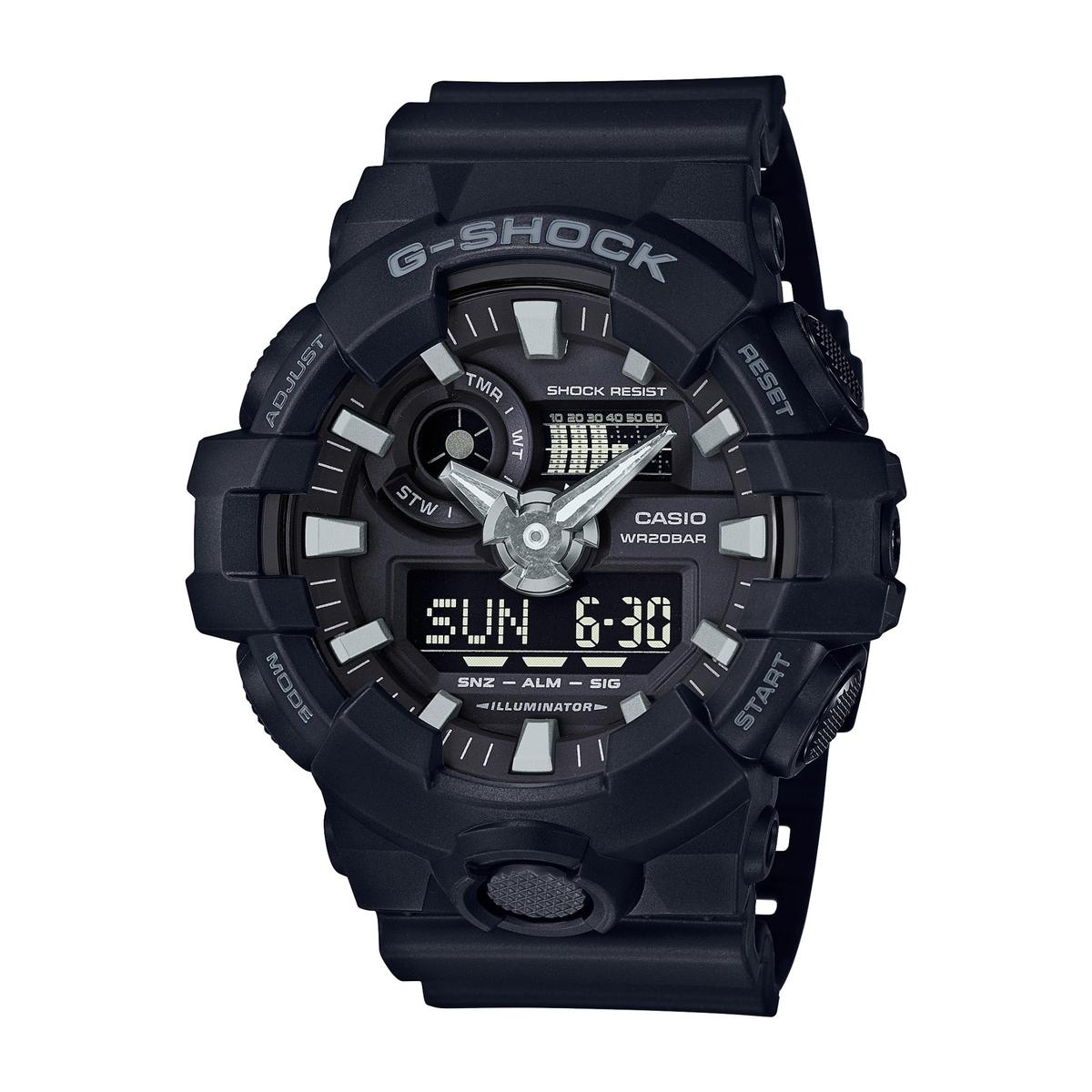G Shock® Analog-Digital Black Resin Men’s Watch