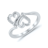 Kissing Hearts® Hearts in Harmony Ring
