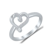 Kissing Hearts® Forever Heart Ring