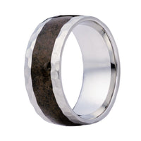 Heavy Stone® Dinosaur Fossil Zirconium Men's Band