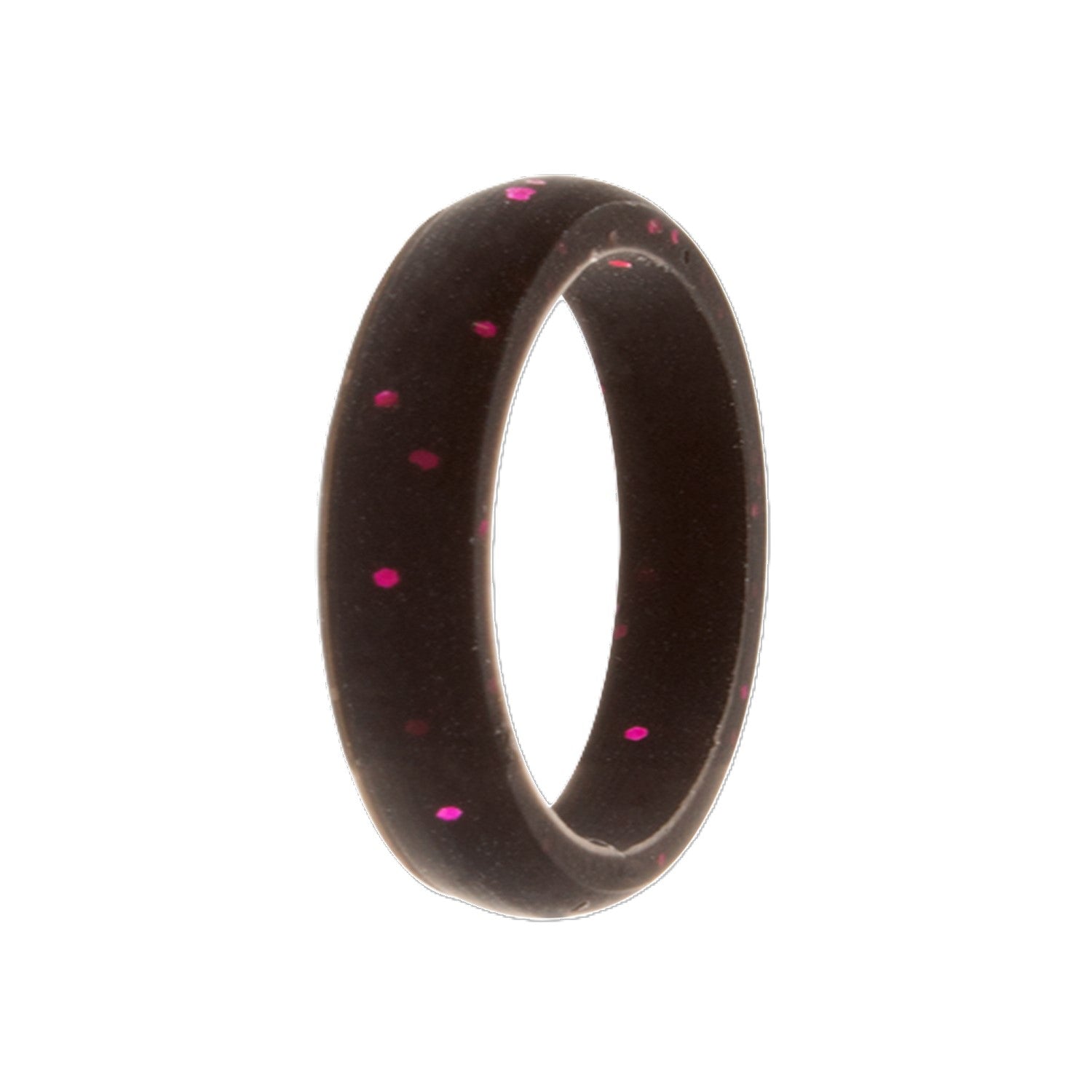 Heavy Stone® FlexFit Black Glitter Silicone Band