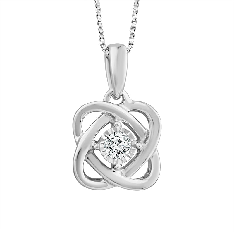 PulseKnot Diamond Pendant
