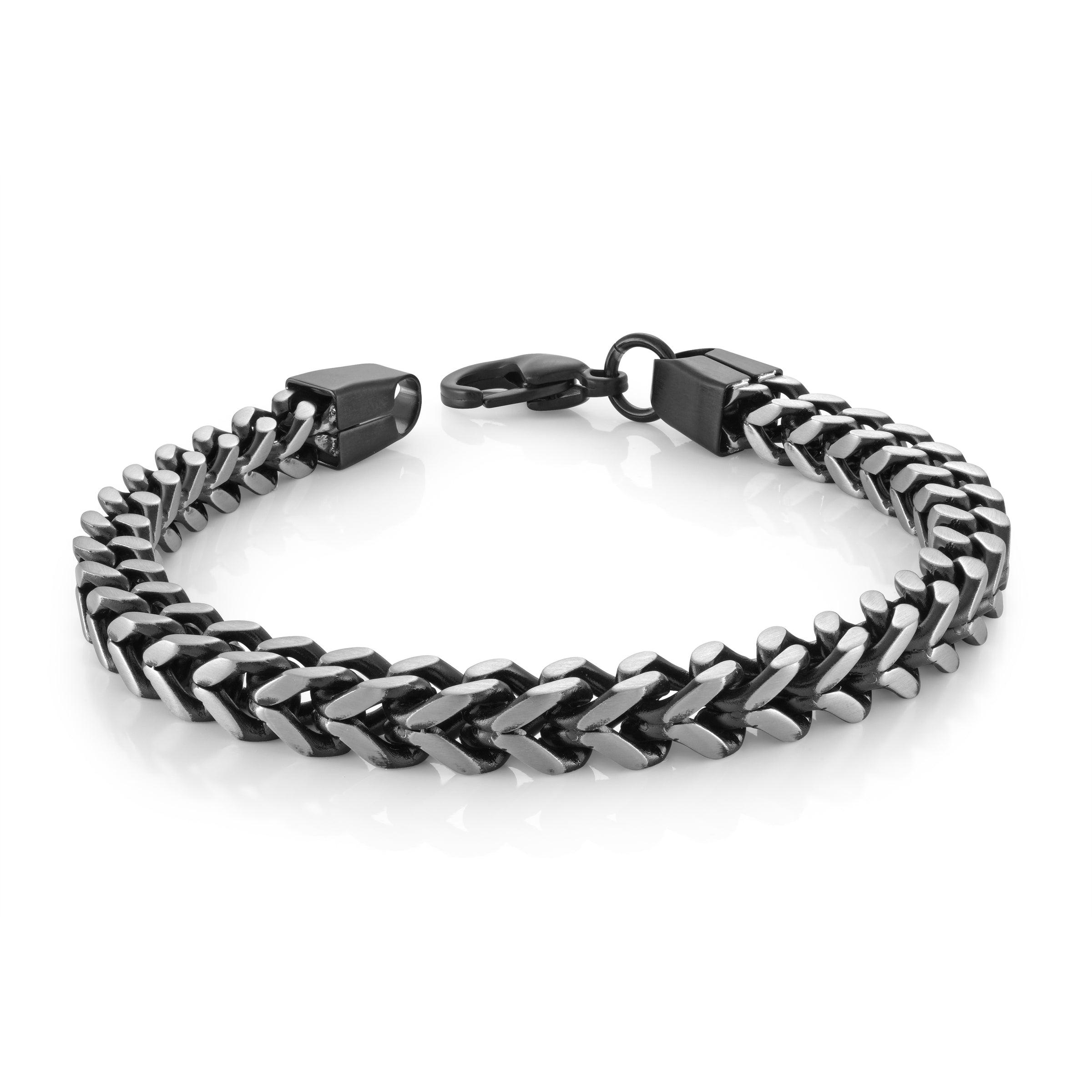 Midnight Grid Franco Bracelet