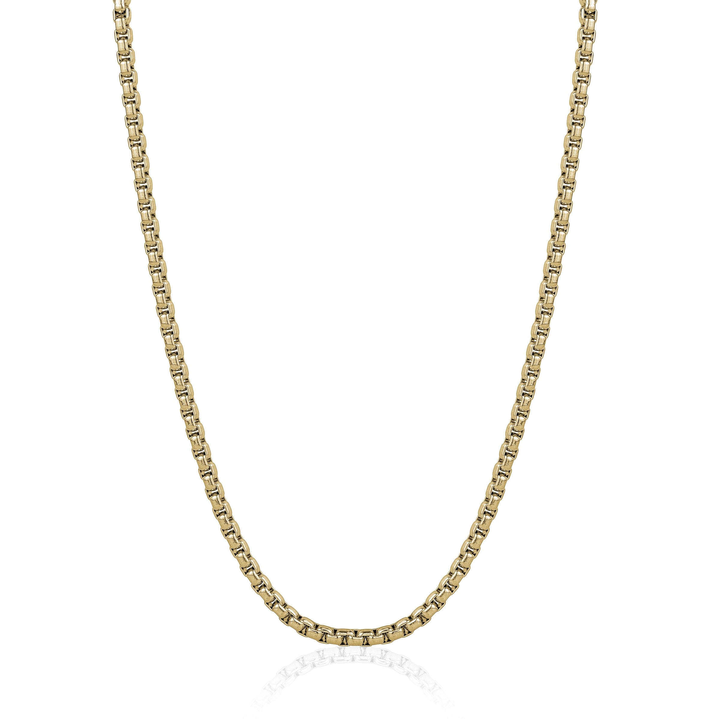 Golden Edge Stainless Box Chain