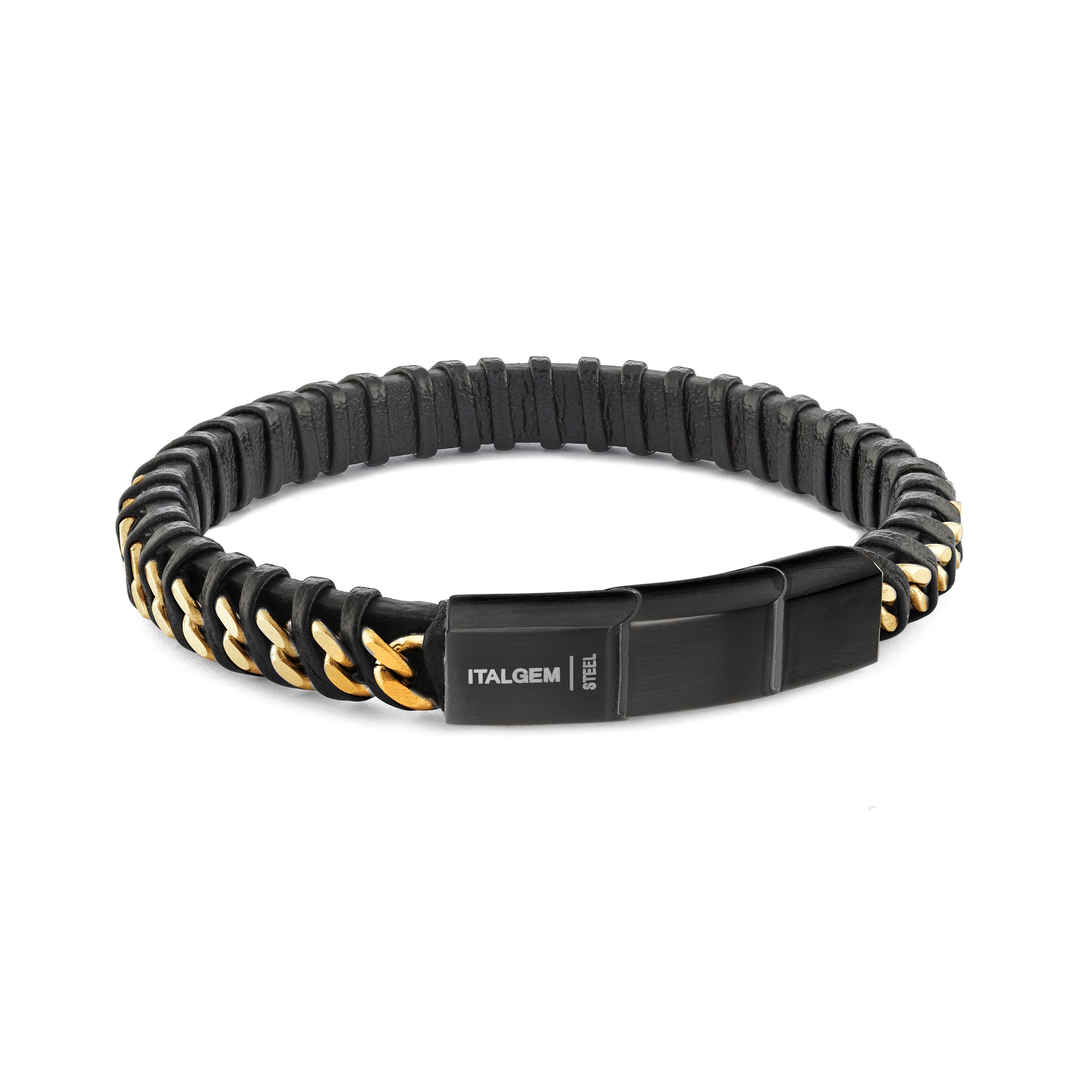 ForgeLink Leather Bracelet