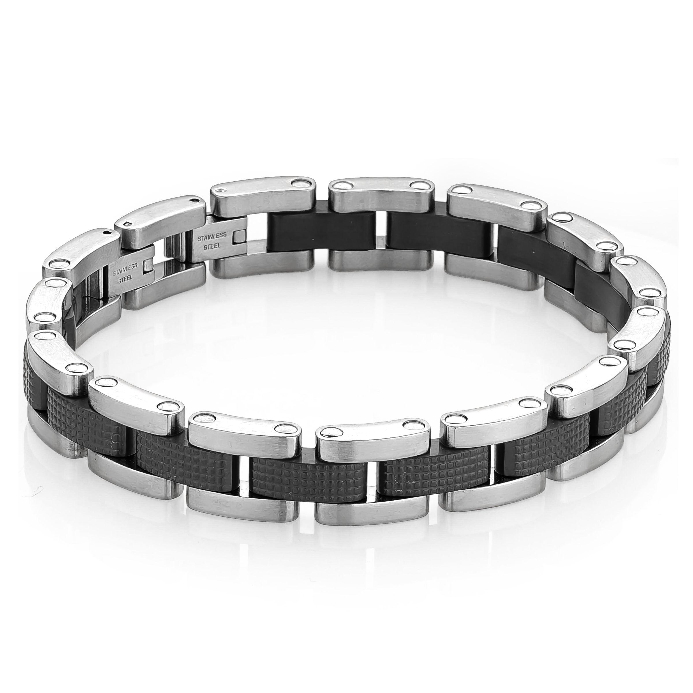 GridLock Steel Armor Bracelet