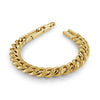 Gold Summit Curb Bracelet