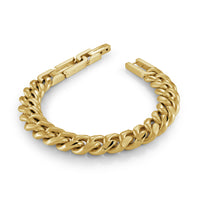 Gold Summit Curb Bracelet