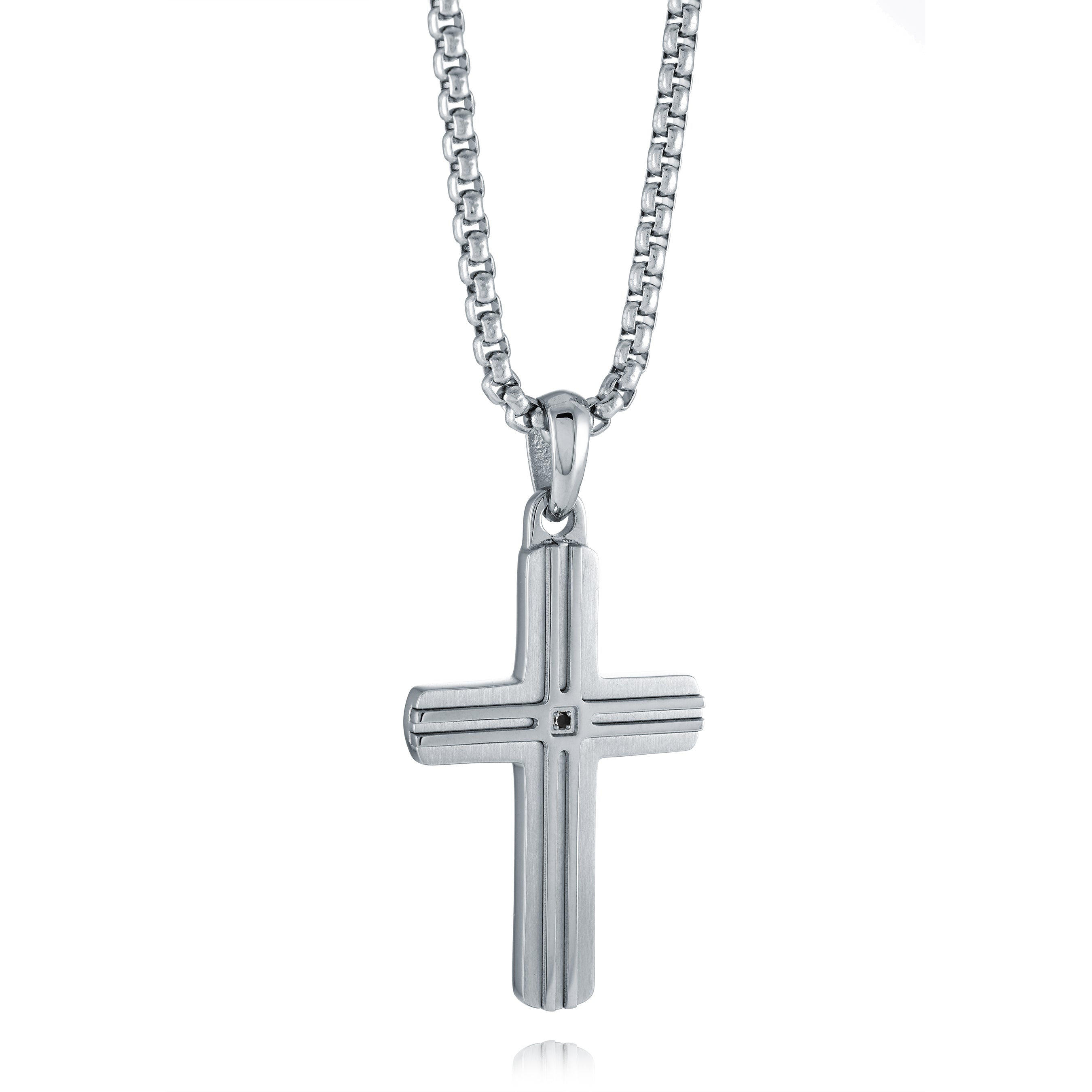 Midnight Sentinel Cross Pendant – Harry Ritchies