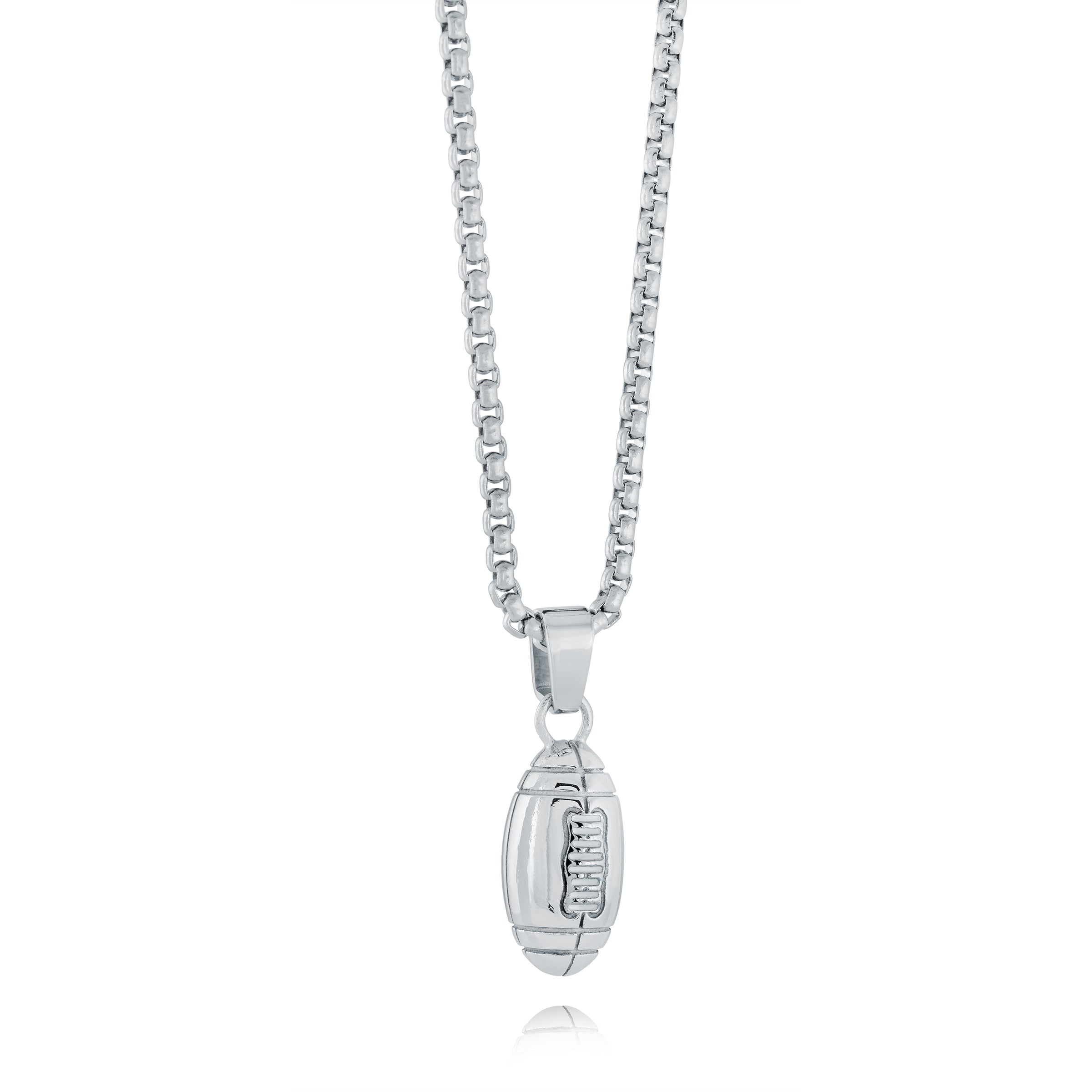 GameTime Steel Football Pendant