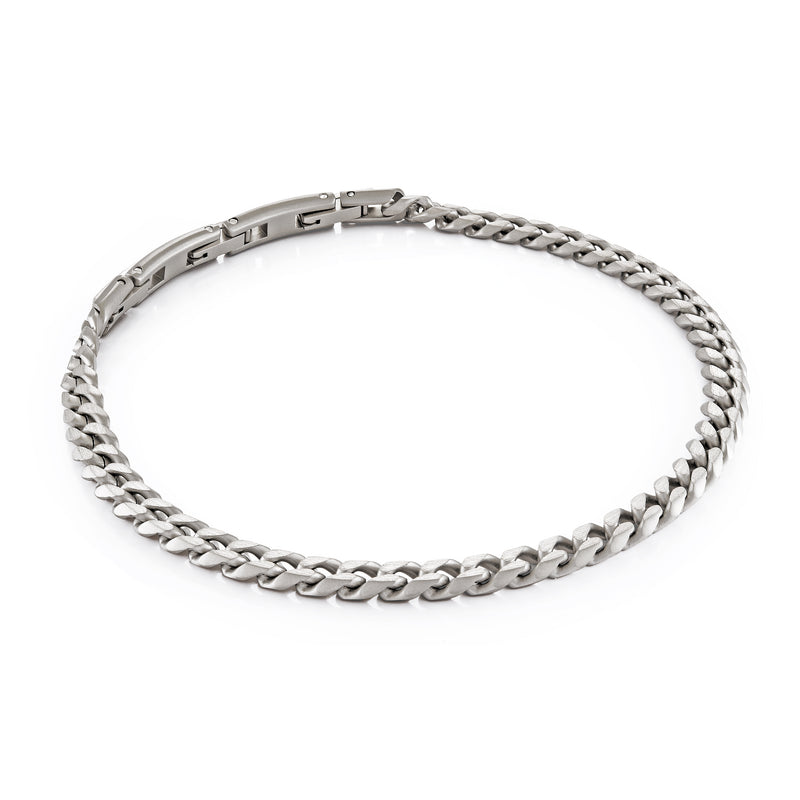 Steel Dominion Curb Bracelet