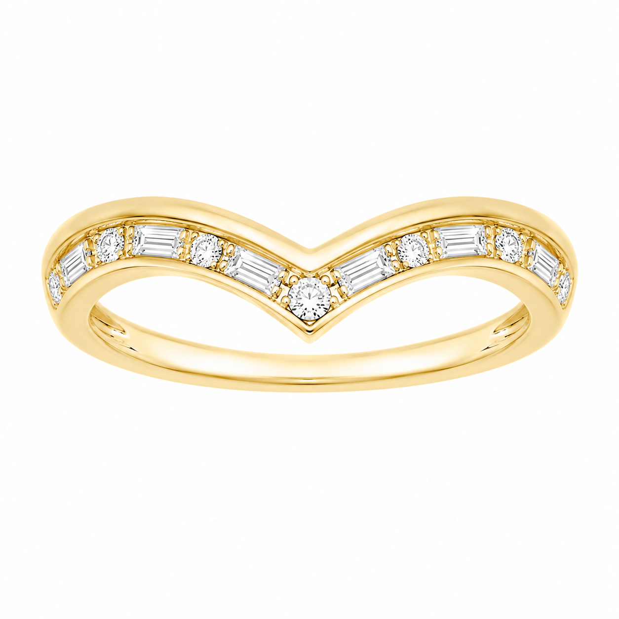 Two Hearts® Prism Curve Diamond Band
