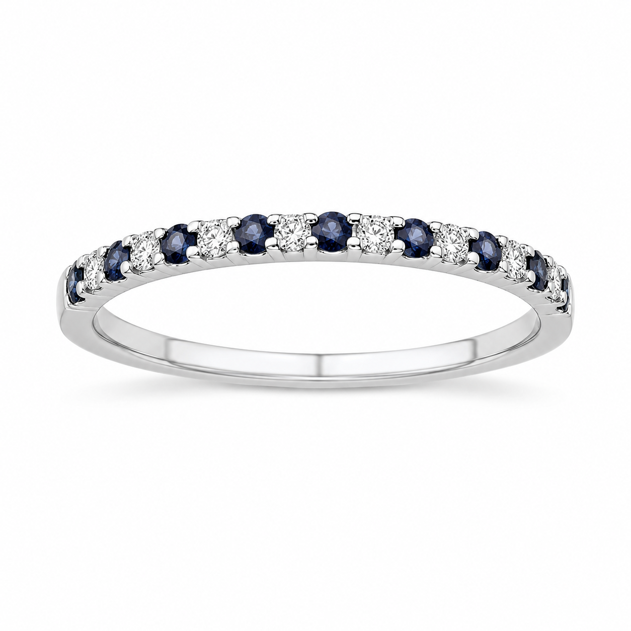 Sapphire Diamond Duet Band