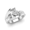 Love Story® Bold Embrace Princess Cut Diamond Engagement Ring