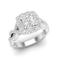 Love Story® Enchanted Path Round Diamond Engagement Ring