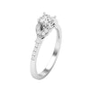 Love Story® Glacial Bloom Round Diamond Engagement Ring