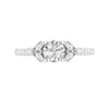 Love Story® Glacial Bloom Round Diamond Engagement Ring