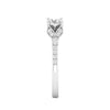 Love Story® Glacial Bloom Round Diamond Engagement Ring