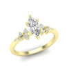Love Story® Golden Marquise Diamond Engagement Ring
