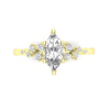 Love Story® Golden Marquise Diamond Engagement Ring