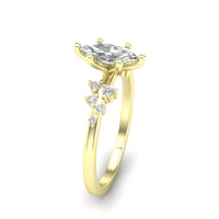 Love Story® Golden Marquise Diamond Engagement Ring
