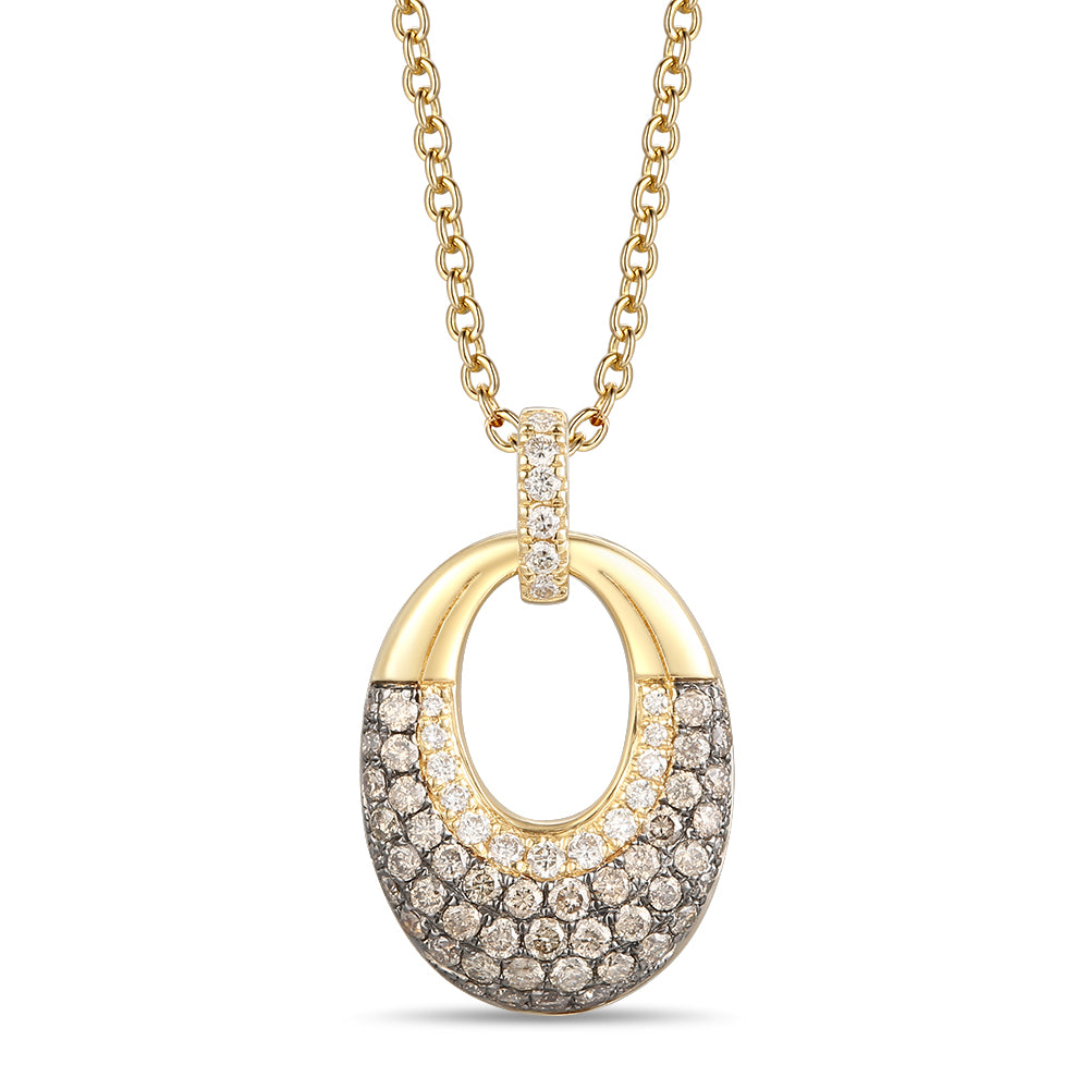 Le Vian® Ombré Oval Diamond Drop Pendant