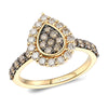 Le Vian® Starlit Chocolate Teardrop Ring