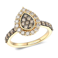 Le Vian® Starlit Chocolate Teardrop Ring