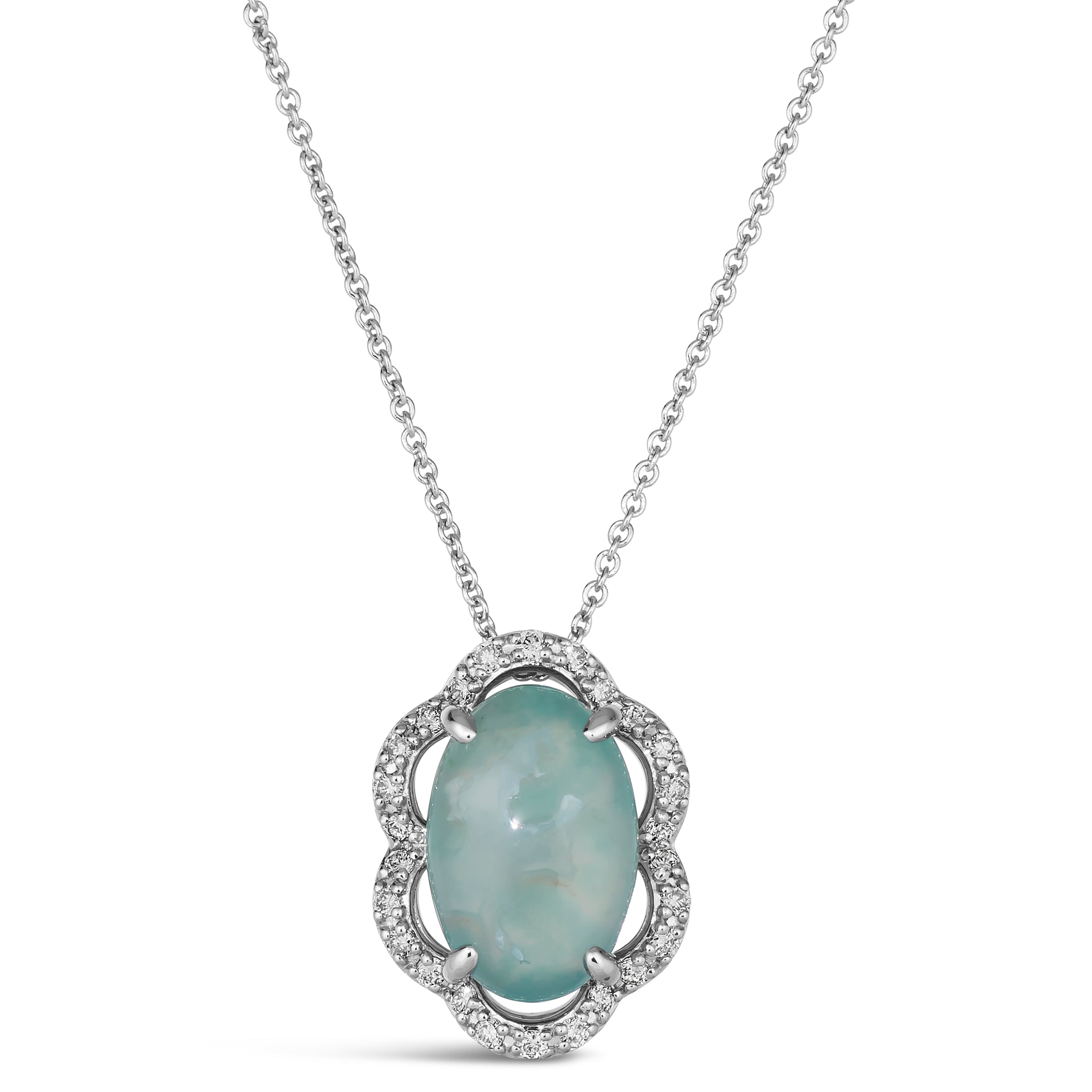 Le Vian® Ocean Bloom Peacock Aquaprase Pendant
