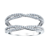 Twilight Weave Diamond Ring Guard