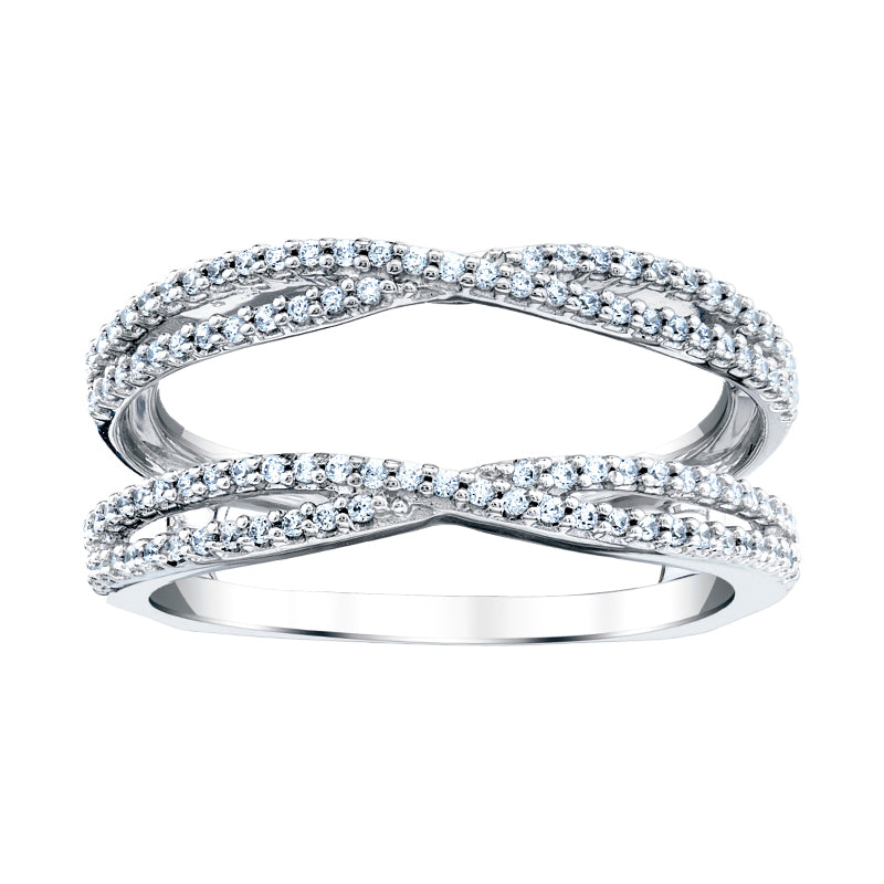 Twilight Weave Diamond Ring Guard