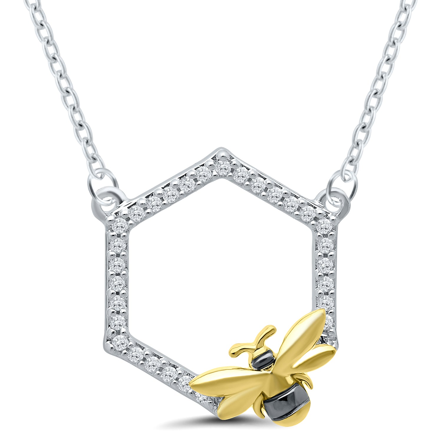IcedOut Honeycomb Pendant – Harry Ritchies