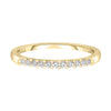 Yellow Gold Prong Set Diamond Anniversary Band