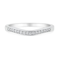Two Hearts® Promise Curve Diamond Band