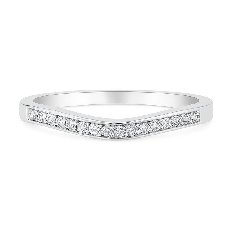 Two Hearts® Promise Curve Diamond Band